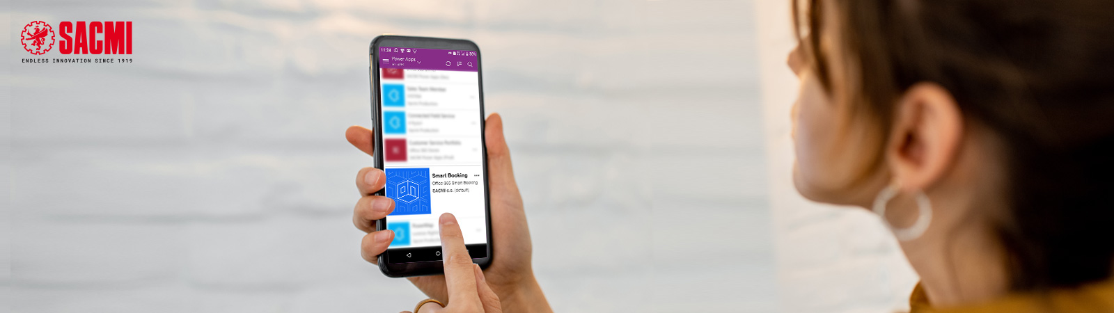 SACMI Smart Booking, <br>the digital app making work safe during the pandemic</br>