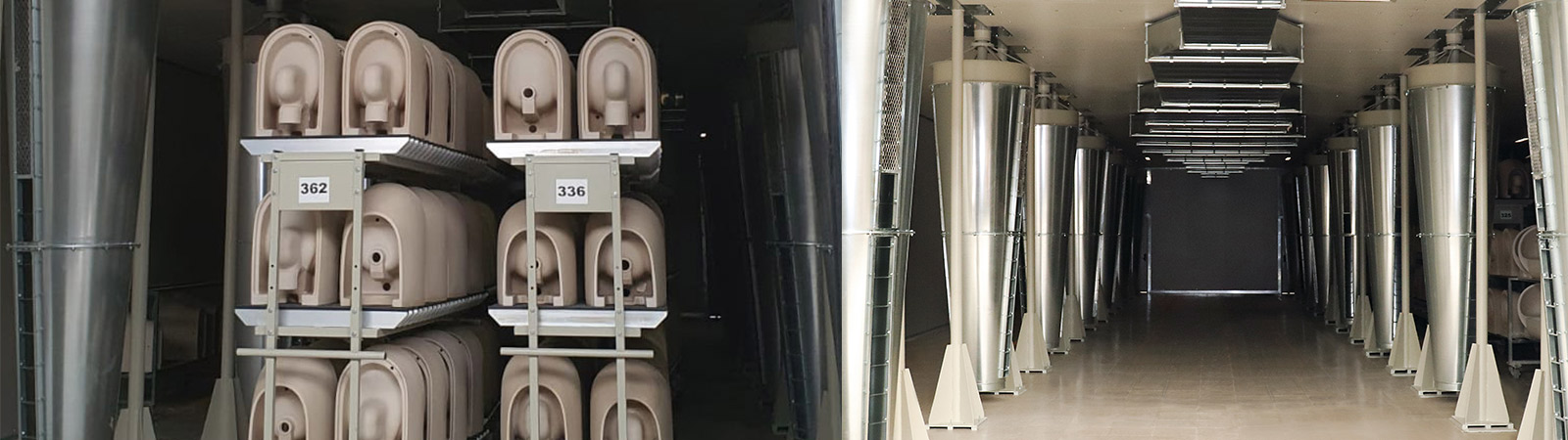 New SACMI drier for efficiency and energy savings <br>supplied to Ceramica Flaminia</br>