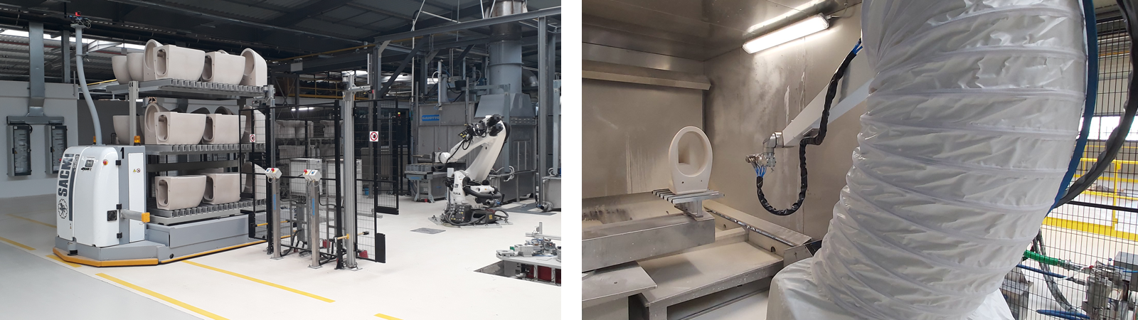 Sanindusa continues to invest in SACMI RobotGlaze technology