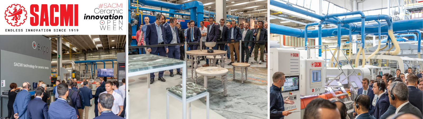 Over 500 international customers attend the SACMI Open Week on ceramic technology