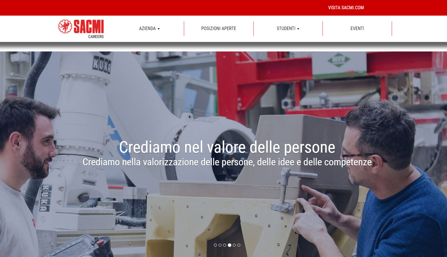 Sacmi Careers, the new job opportunities website, is now on-line
