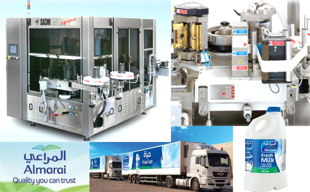 Labelling in Saudi Arabia, Sacmi wins the dairy challenge