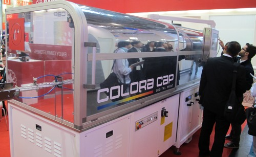 Cap digital printing, COLORA SACMI conquers the Emirates