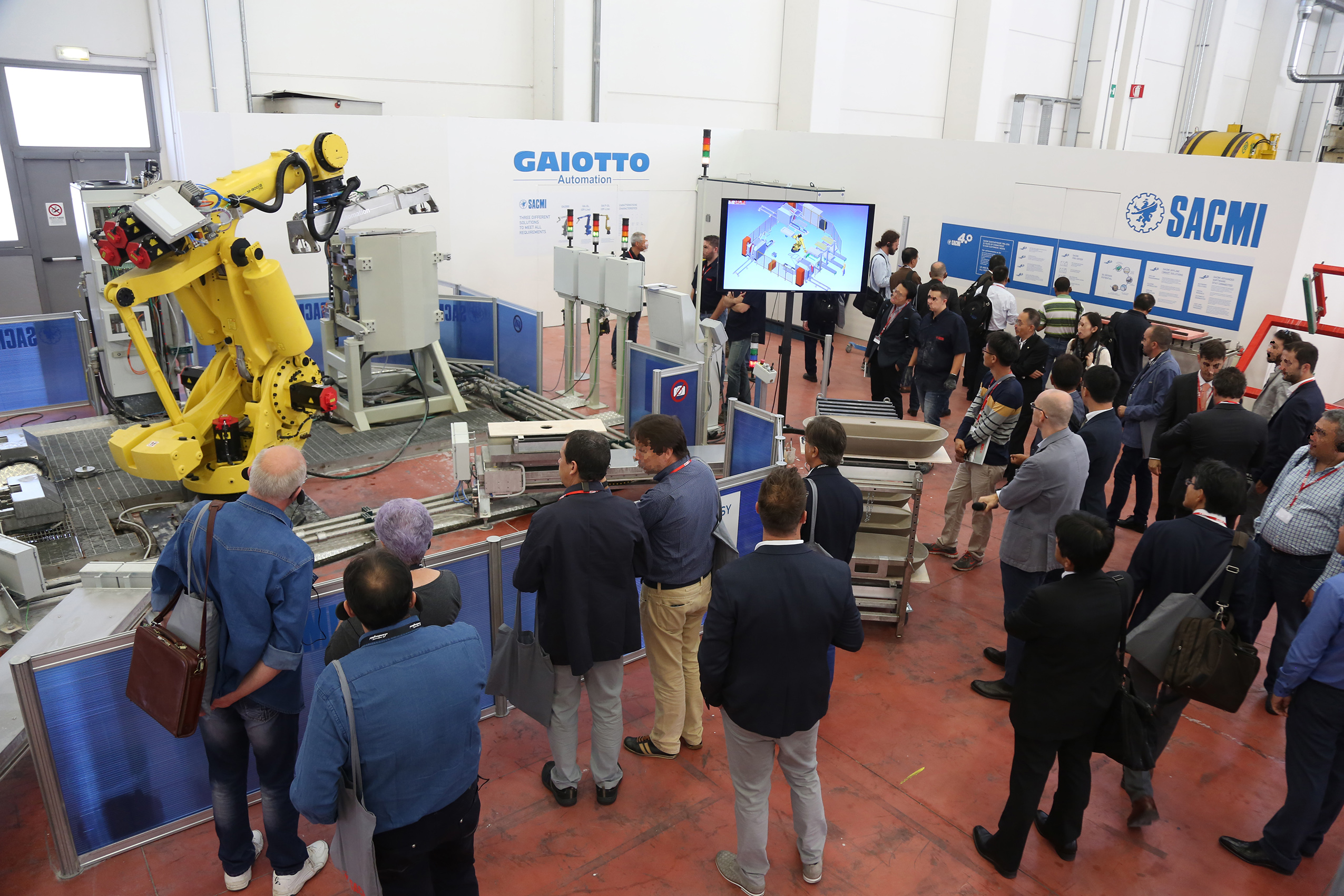 Smart, robotized, 3D: Sanitaryware 4.0, the Sacmi way
