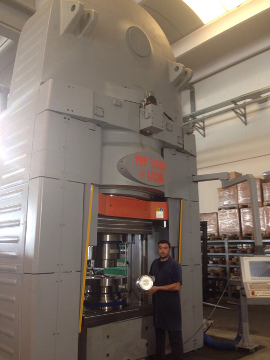 Metal deep-drawing, Attrezzeria Marin Visino purchases a new Sacmi press