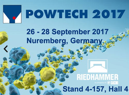 Riedhammer to play starring role at Powtech 2017